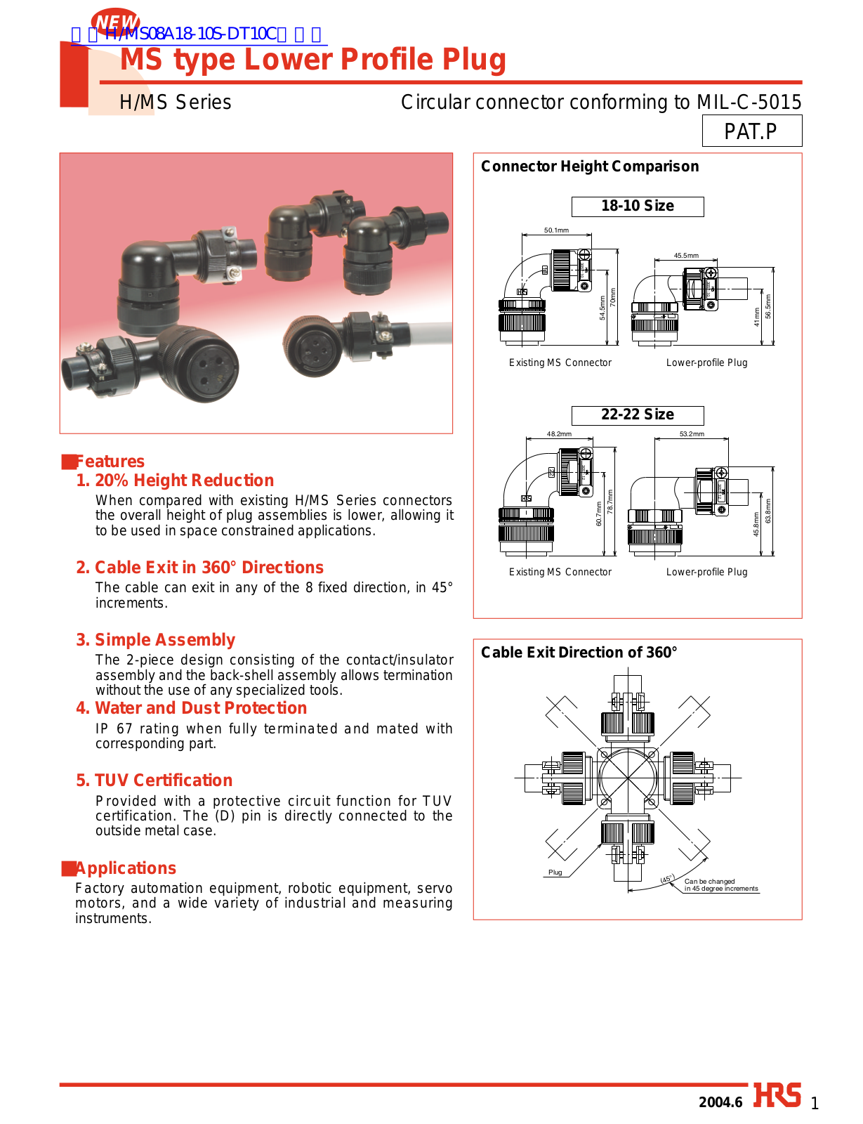 HRS MIL-C-5015 Service Manual