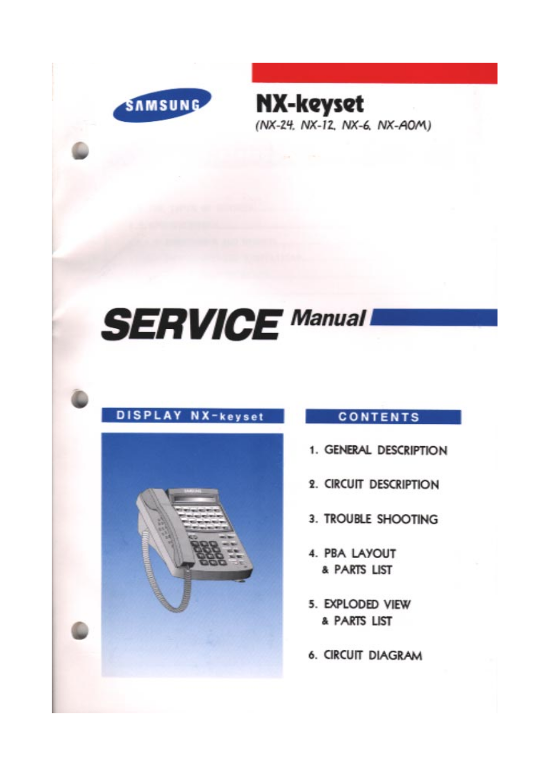 Samsung NX-24, NX-12, NX-6, NX-AOM Service Manual