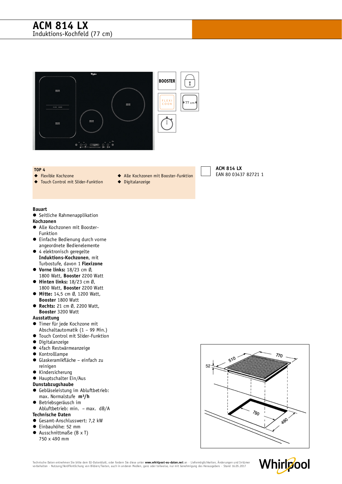 Whirlpool ACM 814-LX User Manual