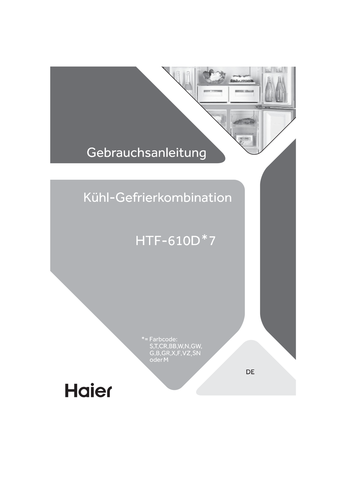 Haier HTF-610DSN7 operation manual