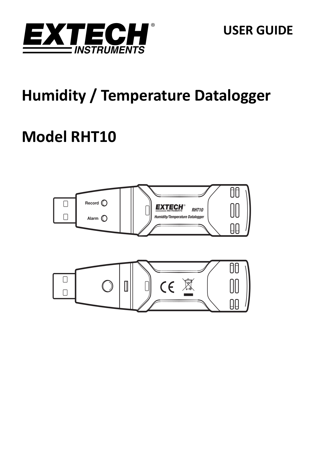 Extech RHT10 Operating Manual