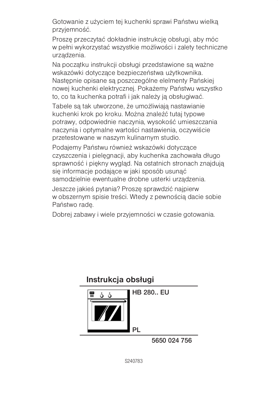 Siemens HB28025EU, HB28055EU, HB28045EU, HB28065EU User Manual