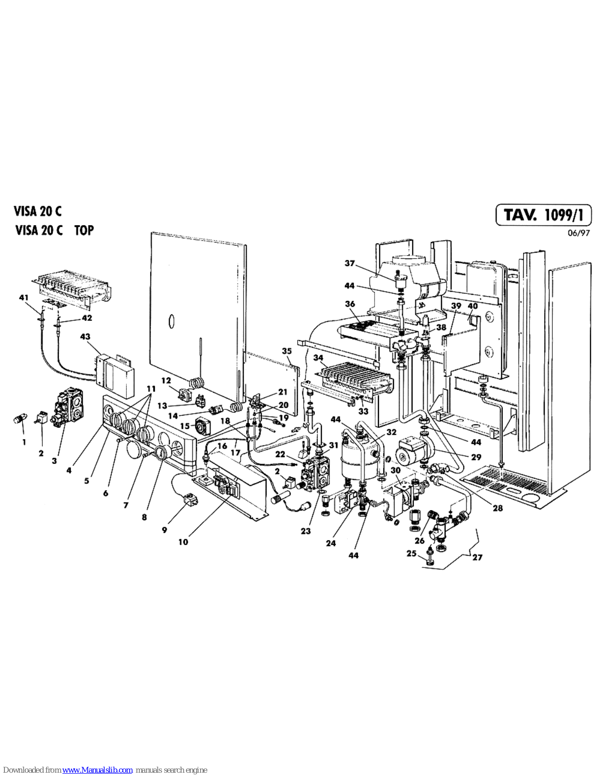 LAMBORGHINI VISA 20C - SCHEMA User Manual