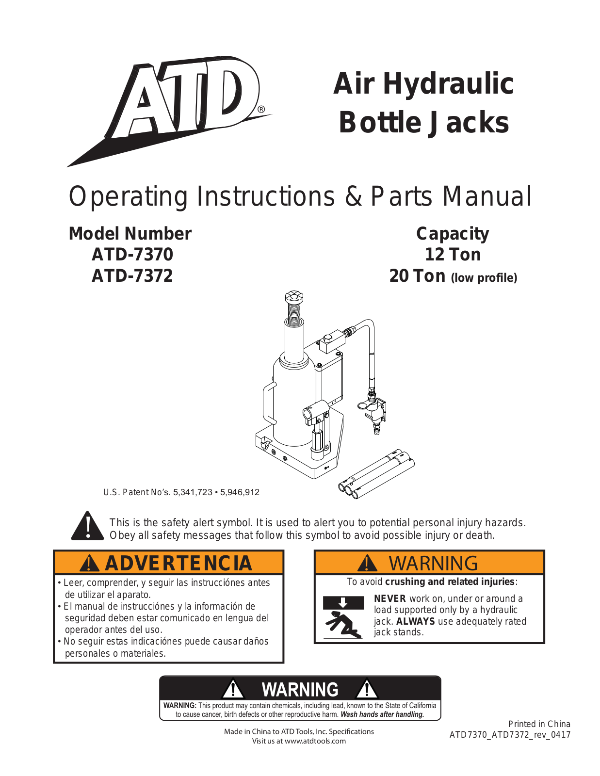 Atd ATD-7372, ATD-7370 User Manual