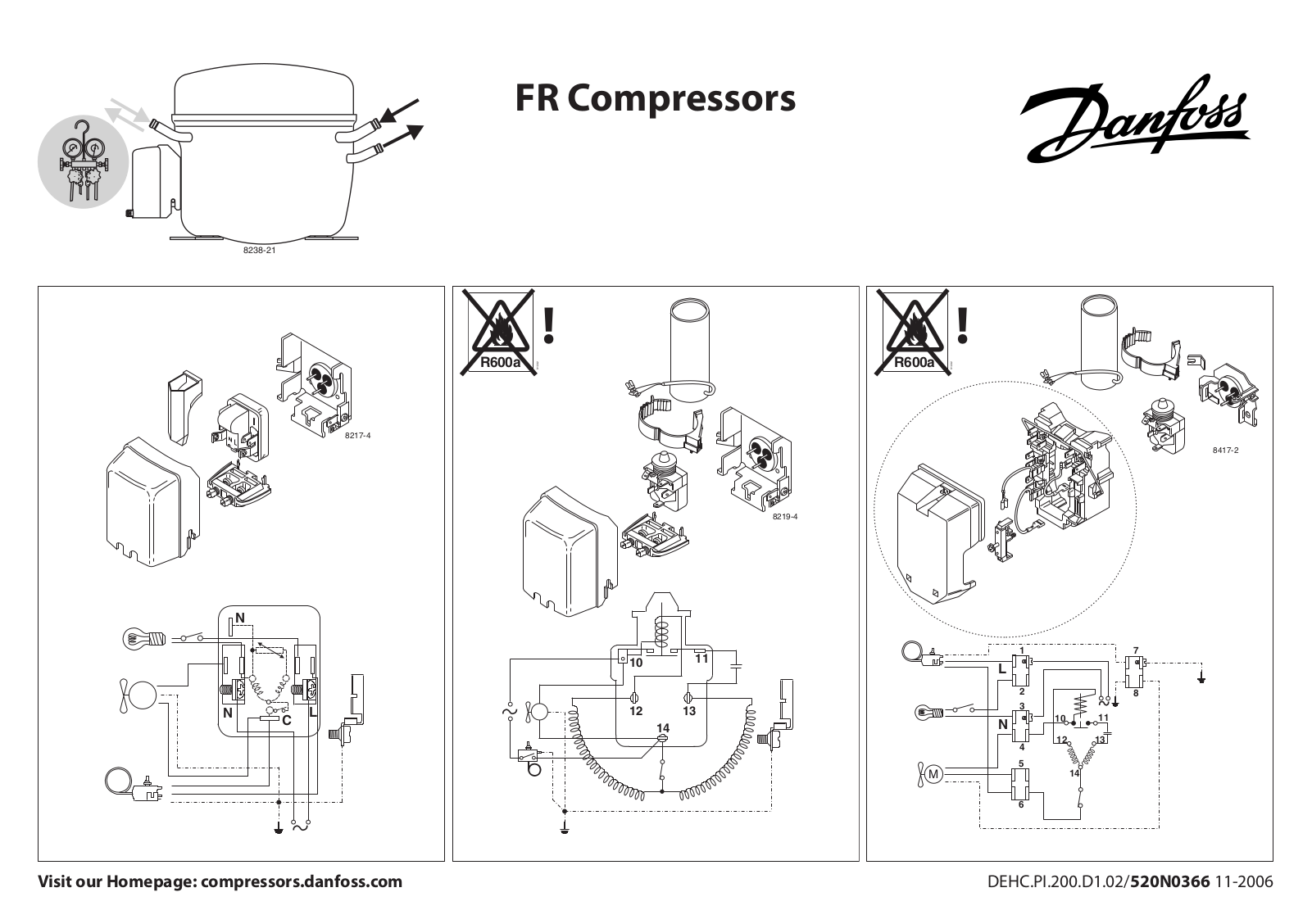 Danfoss R600a Installation guide