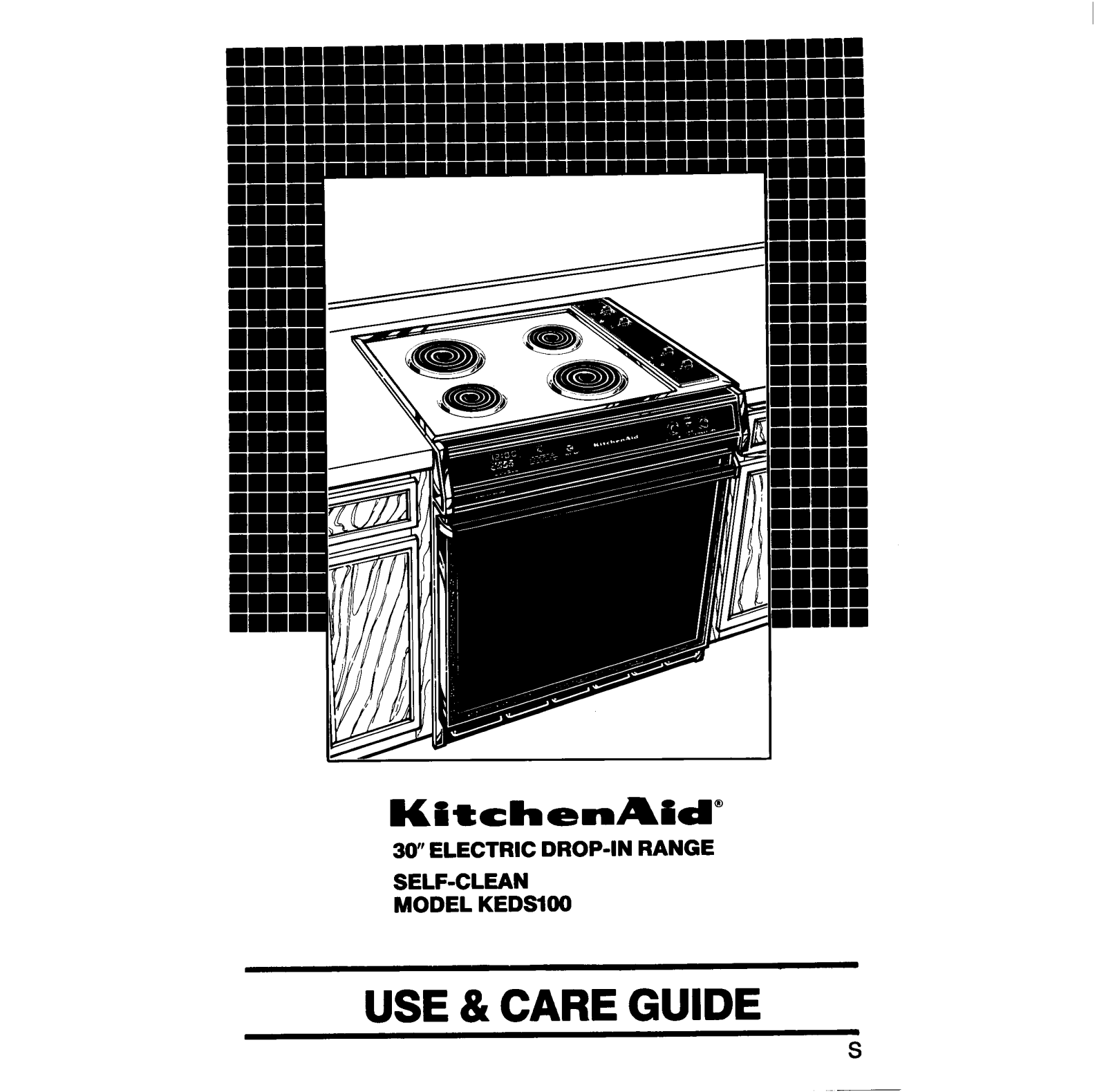 KitchenAid KEDS100 User Manual