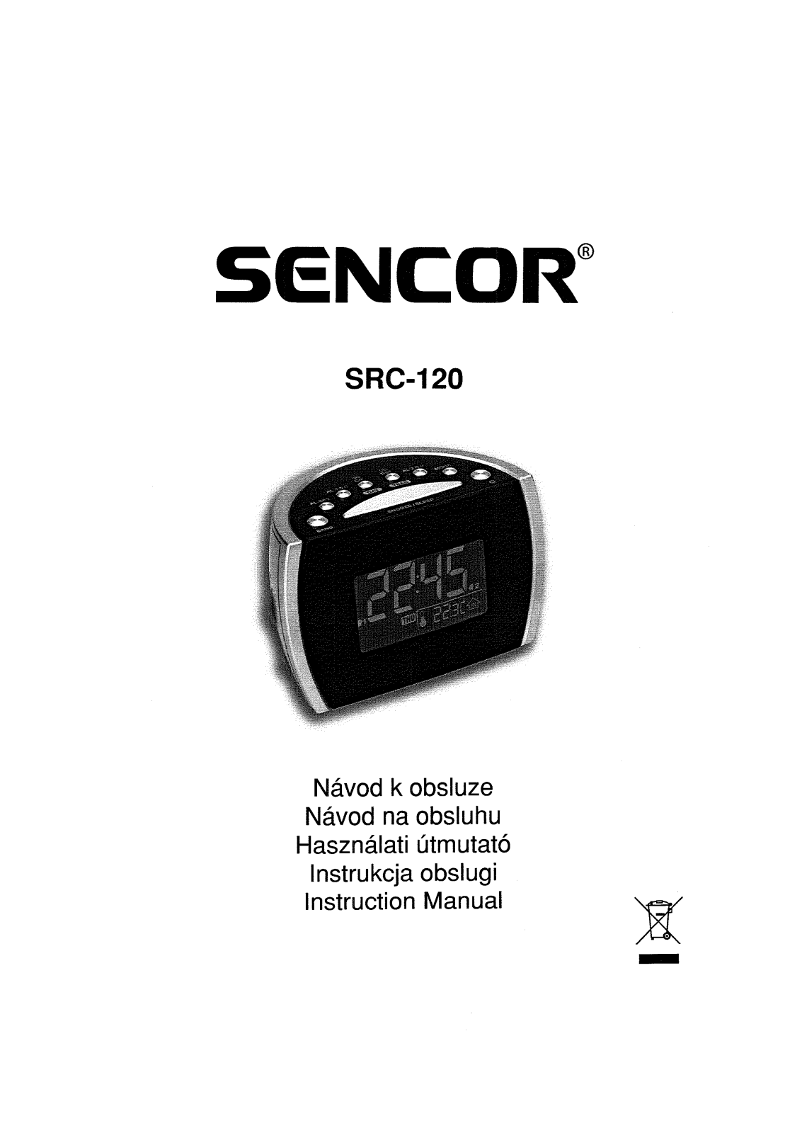 Sencor SRC 120 T User Manual