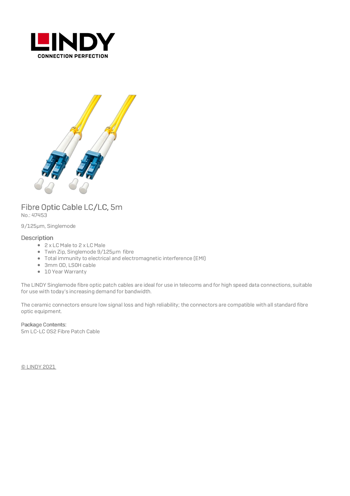 LINDY 47453 Datasheet - ManualMachine.com