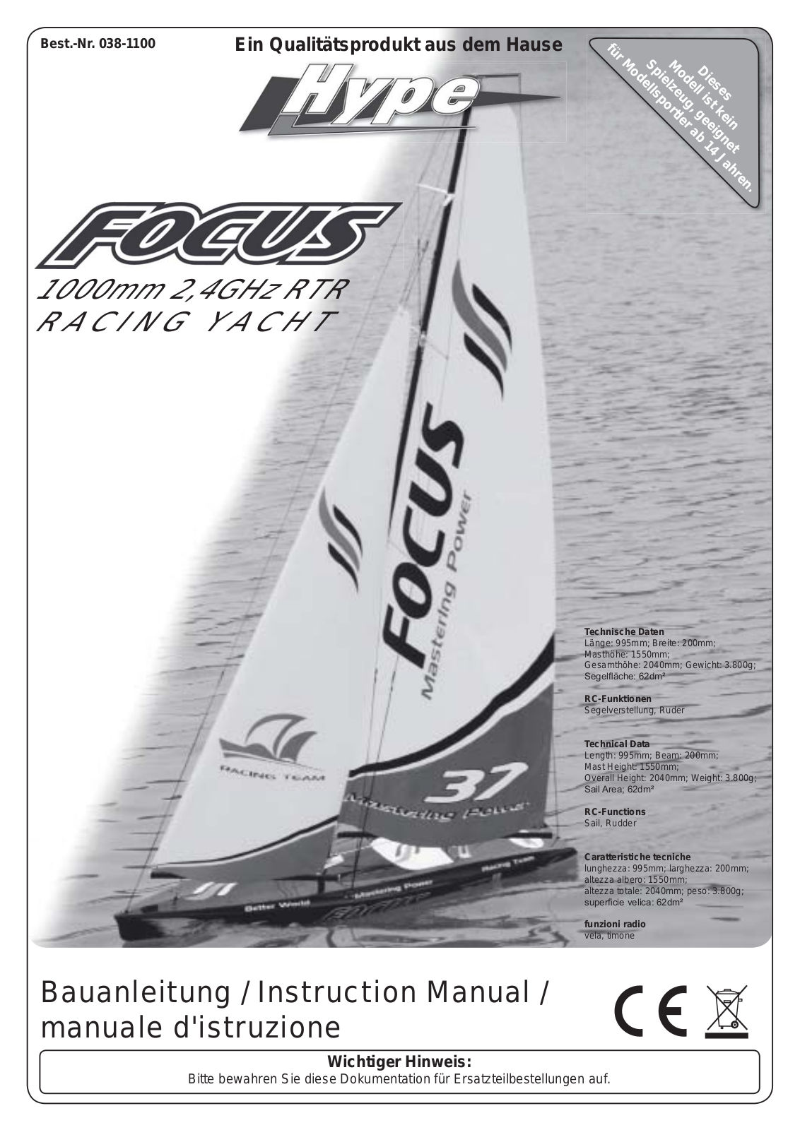 HYPE Focus Instruction Manual - ManualMachine.com