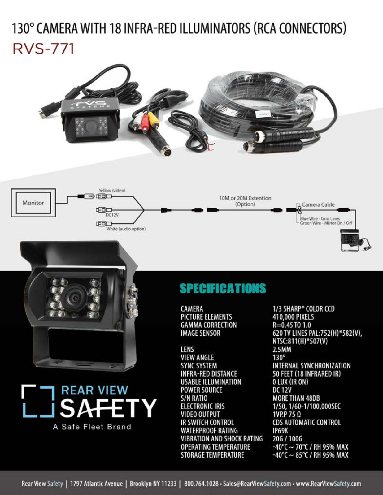 RVS Systems RVS-771, RVS-771-NC Specsheet