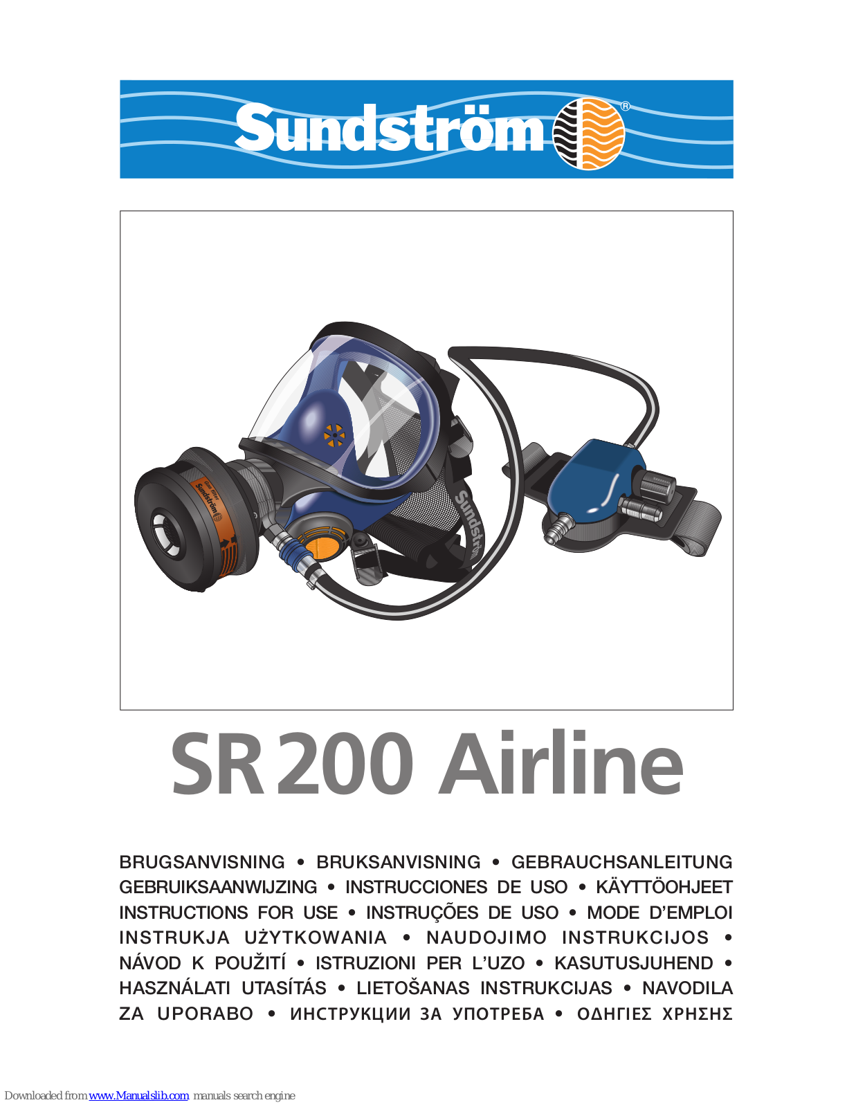 Sundstrome SR200 Airline Instructions For Use Manual