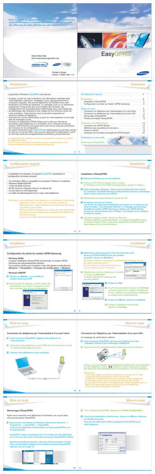 Samsung EASY GPRS User Manual