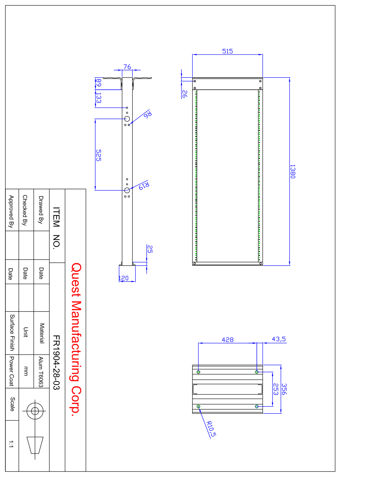 Quest Manufacturing QMG1056 Dimensions - ManualMachine.com