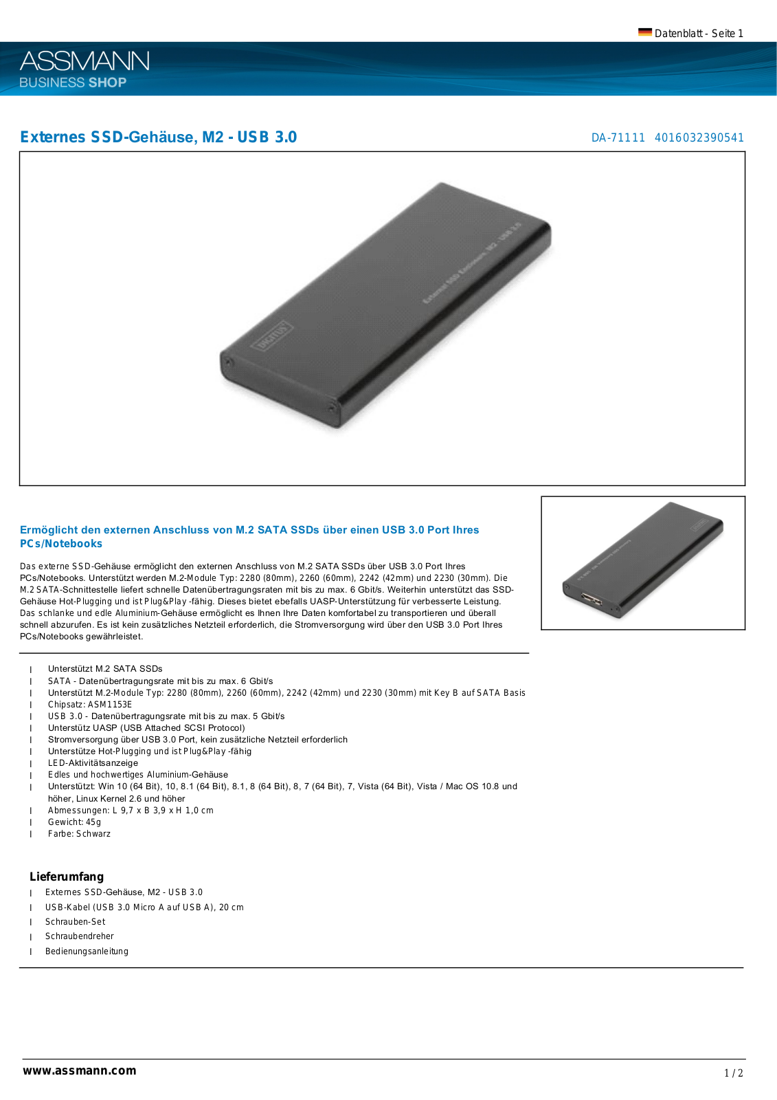 Digitus DA-71111 User Manual