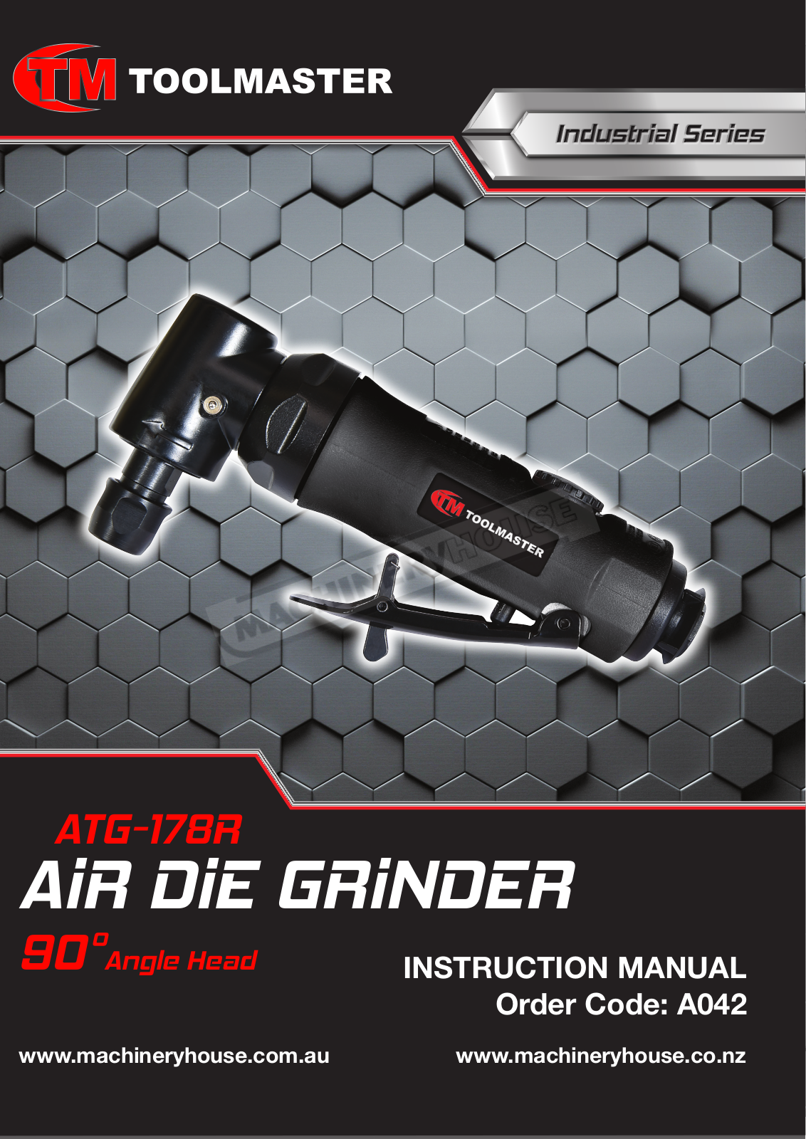 TOOLMASTER A042, ATG-178R Instructions Manual - ManualMachine.com