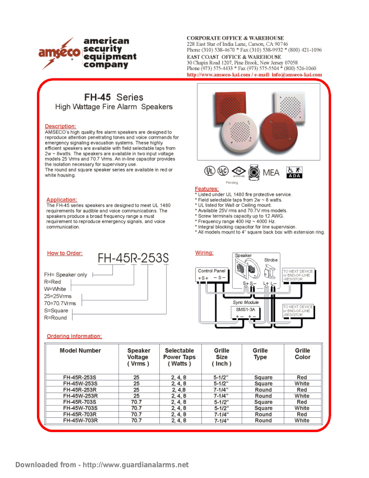 Amseco FH-45 User Guide - ManualMachine.com