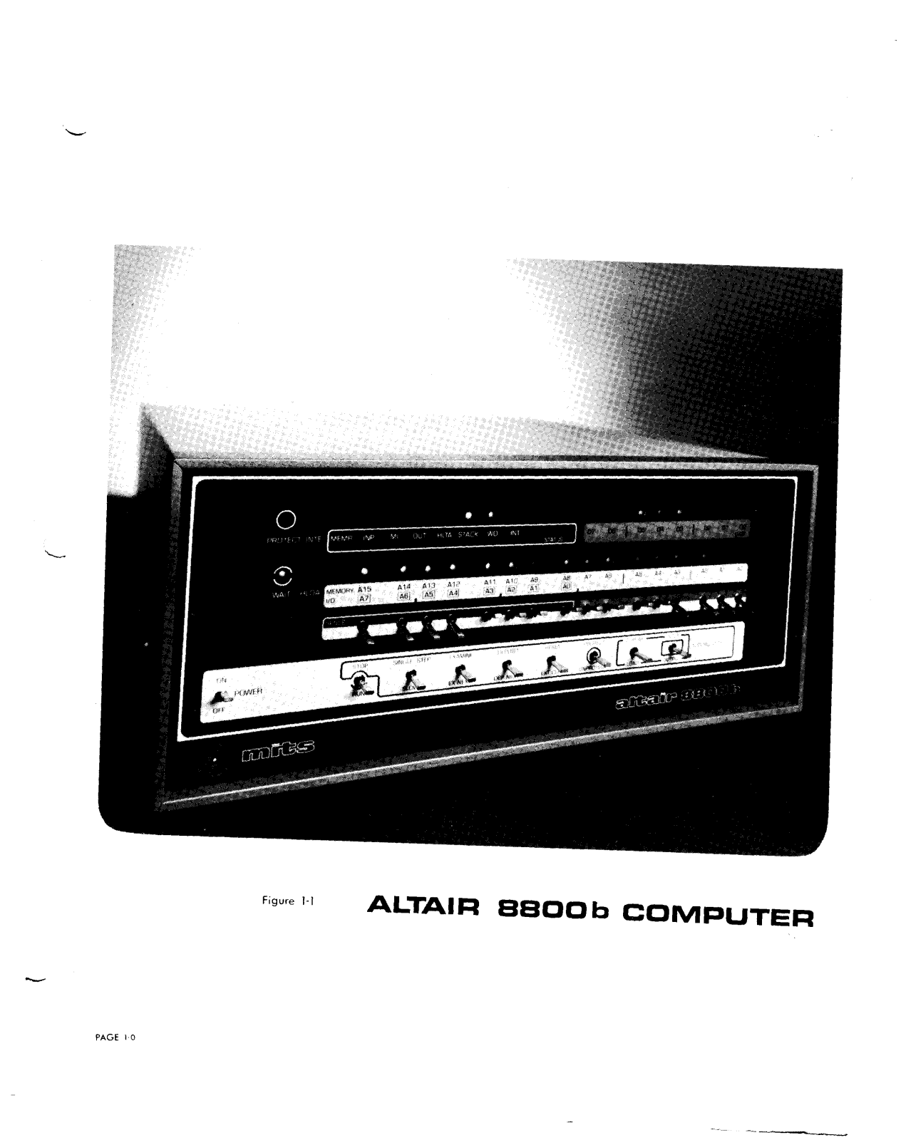 MITS Altair 8800b User Manual