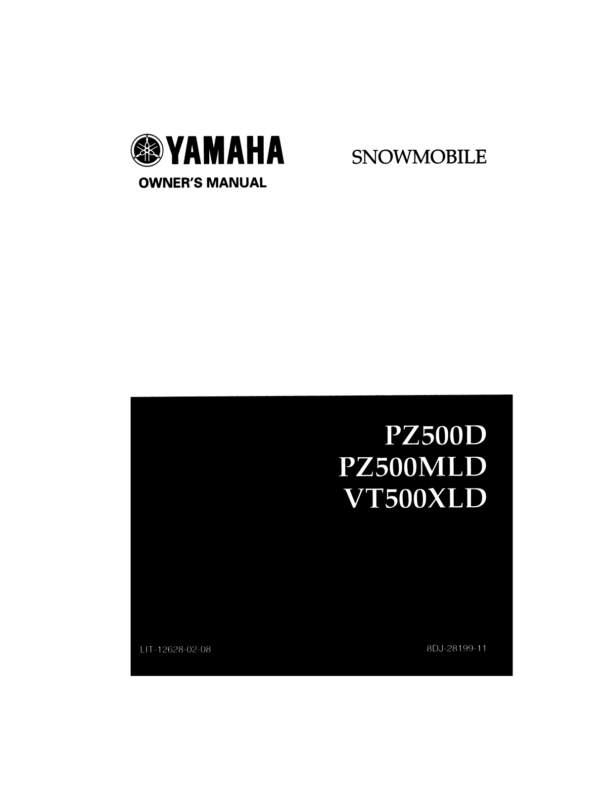 Yamaha PHAZER MOUNTAIN LITE, PHAZER 500, VENTURE XL Manual