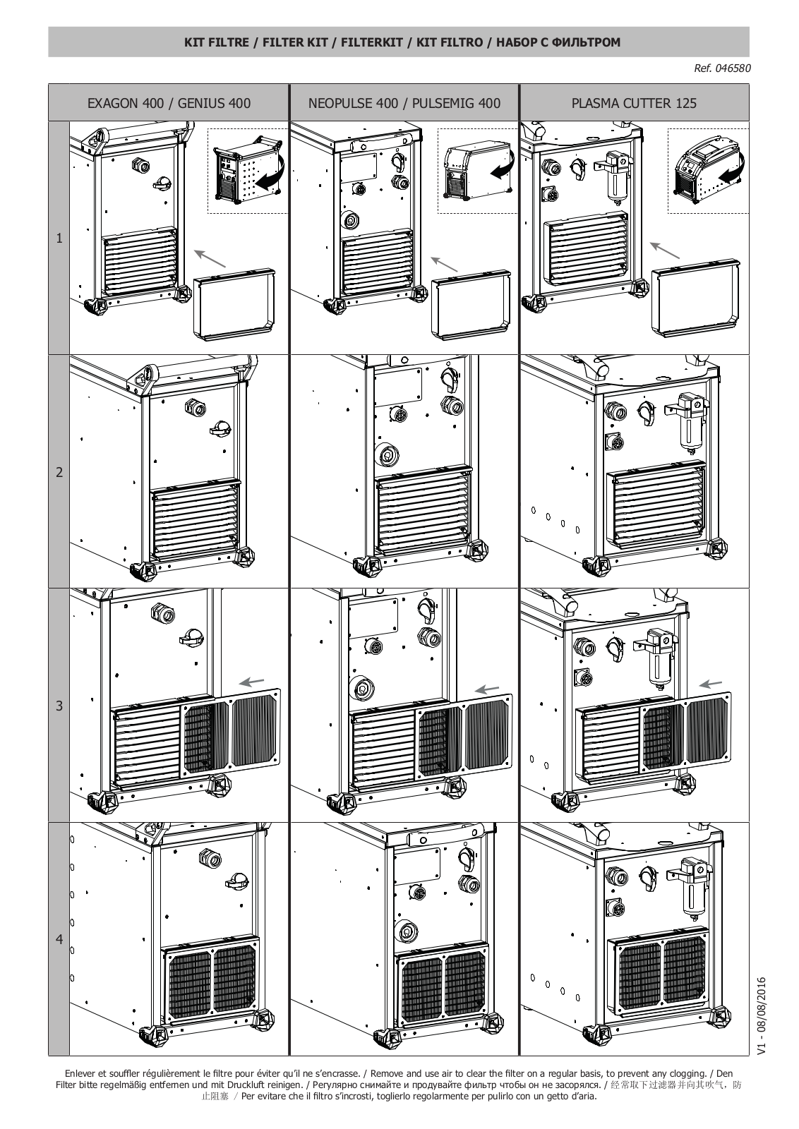 GYS EXAGON 400, GENIUS 400, NEOPULSE 400, PULSEMIG 400, PLASMA CUTTER 125 User guide - ManualMachine.com