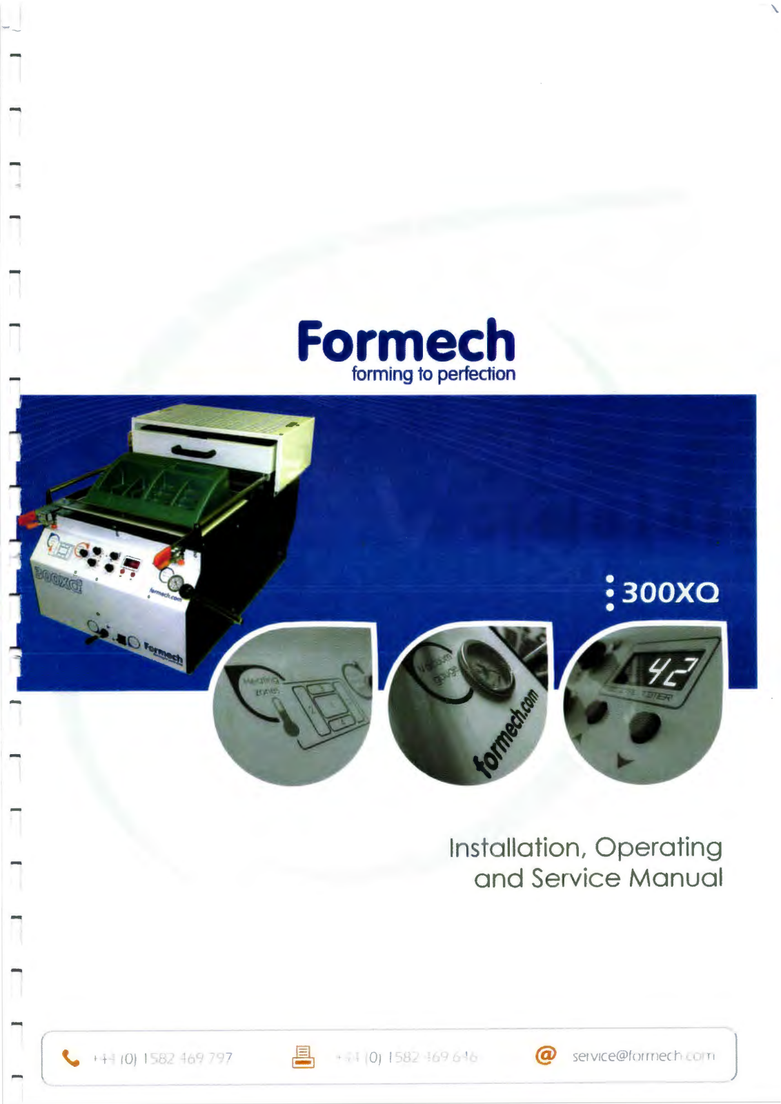 FORMTECH 300XQ Installation, Operating And Service Manual - ManualMachine.com