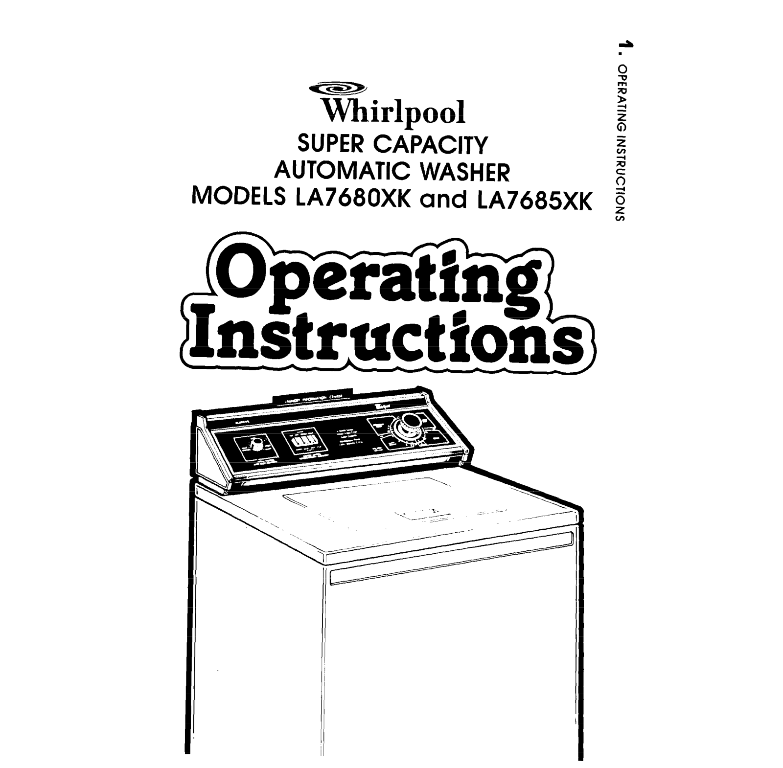 Whirlpool LA768OXK, LA7685XK User Manual - ManualMachine.com