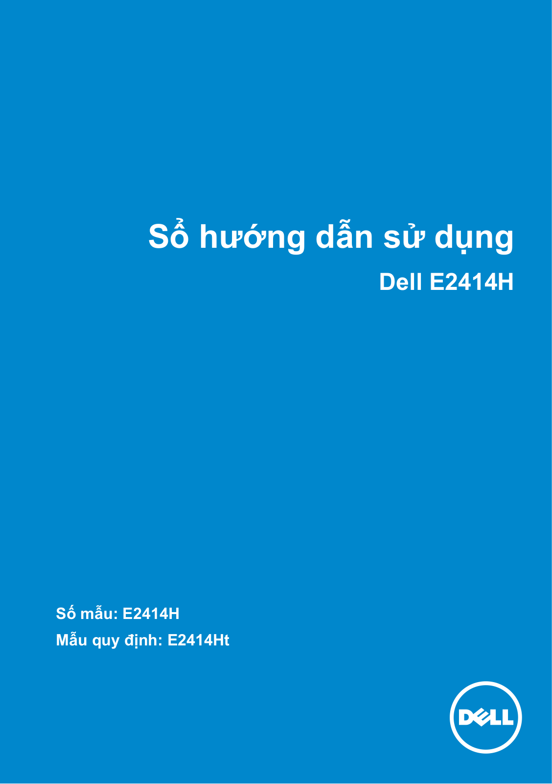 Dell E2414H User Manual