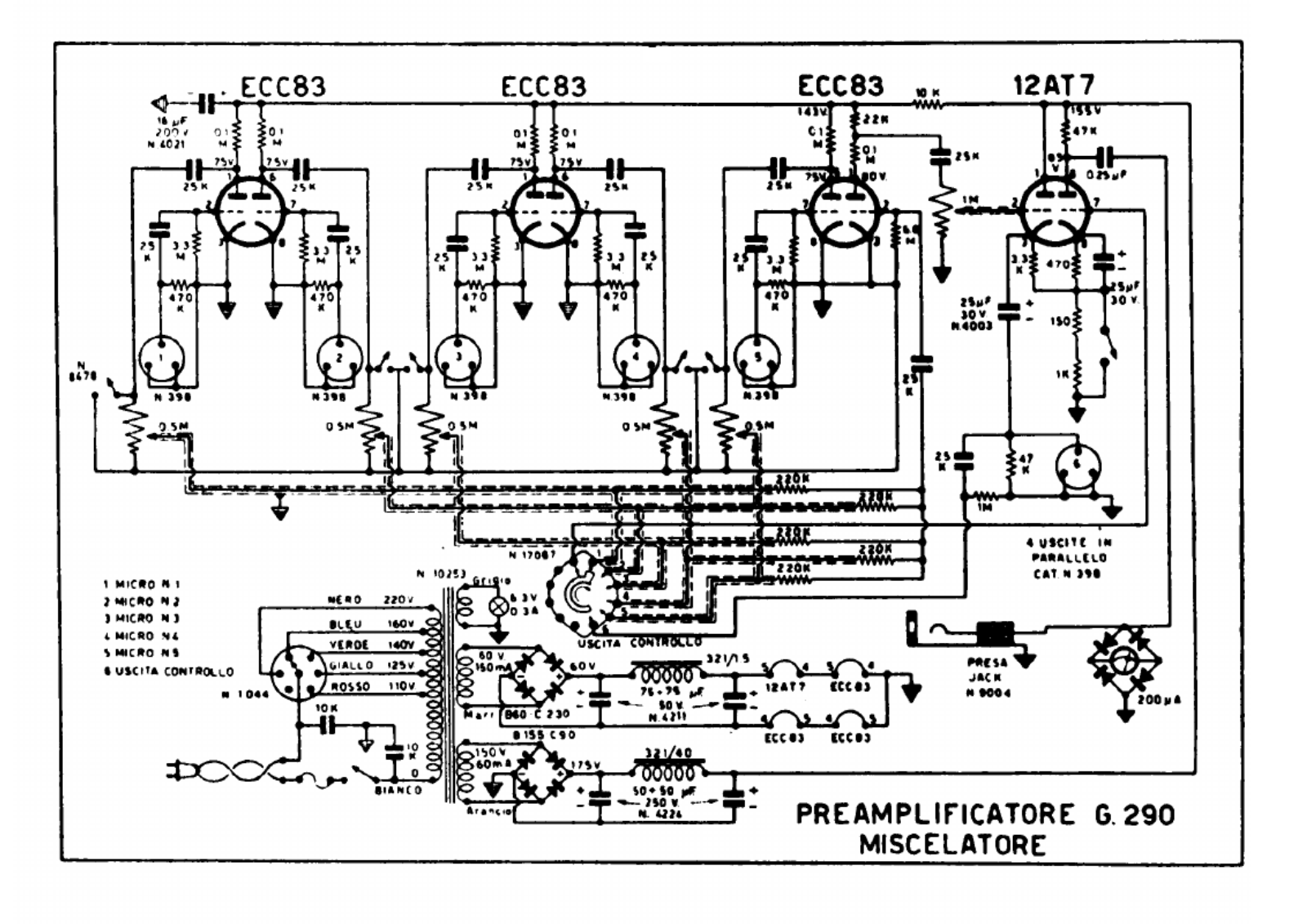 Geloso g290 schematic