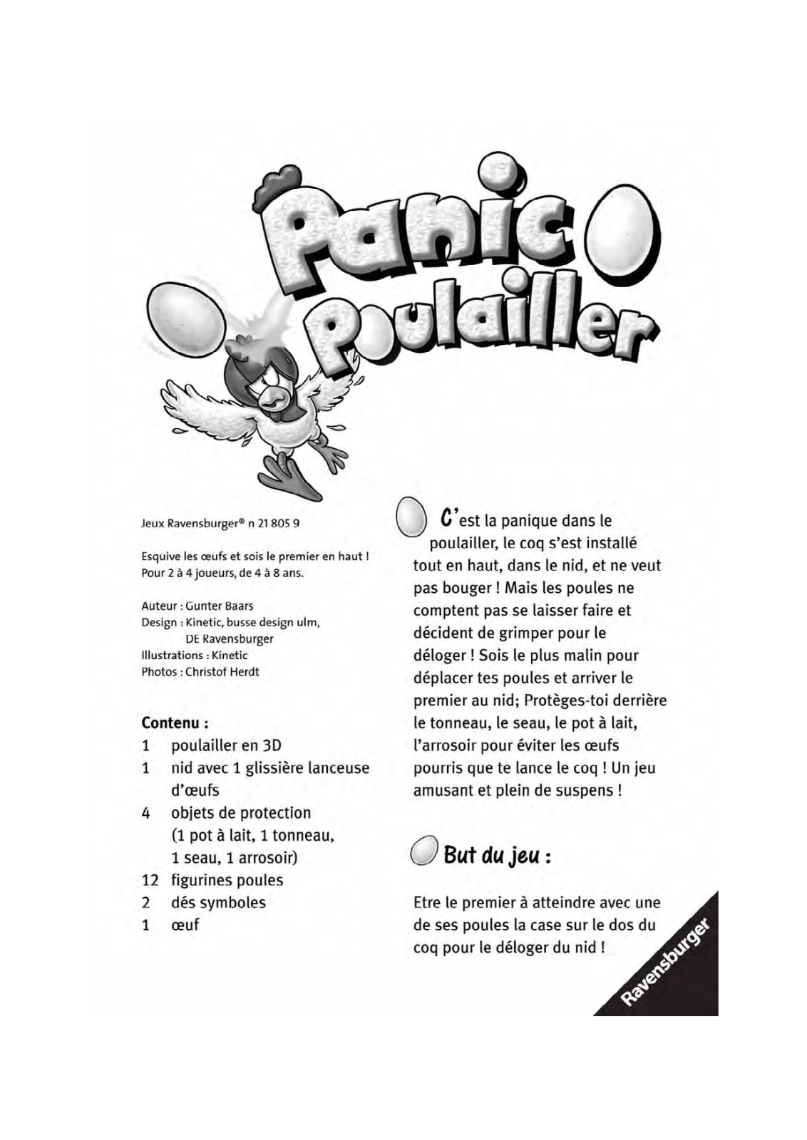 RAVENSBURGER PANIC O POULAILLER User Manual