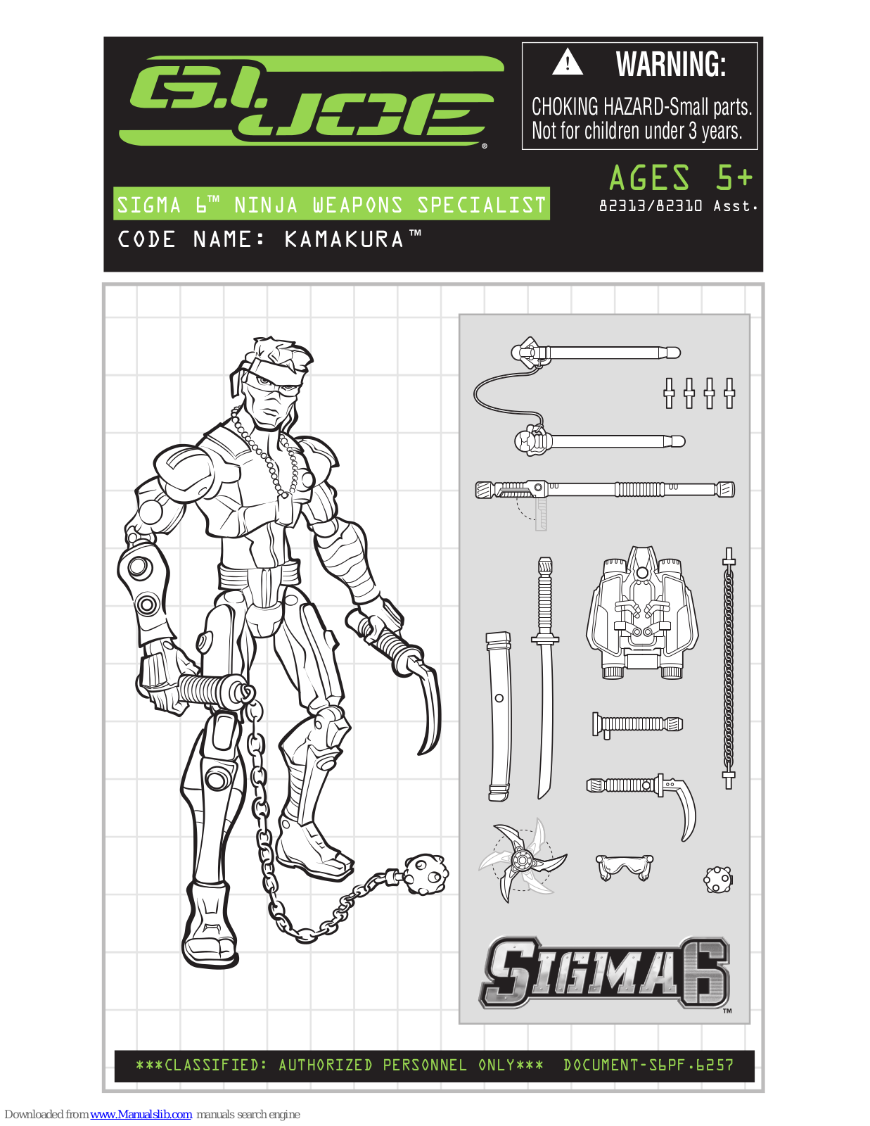 Hasbro 82313,82310, 82313, 82310 Instructions Manual - ManualMachine.com