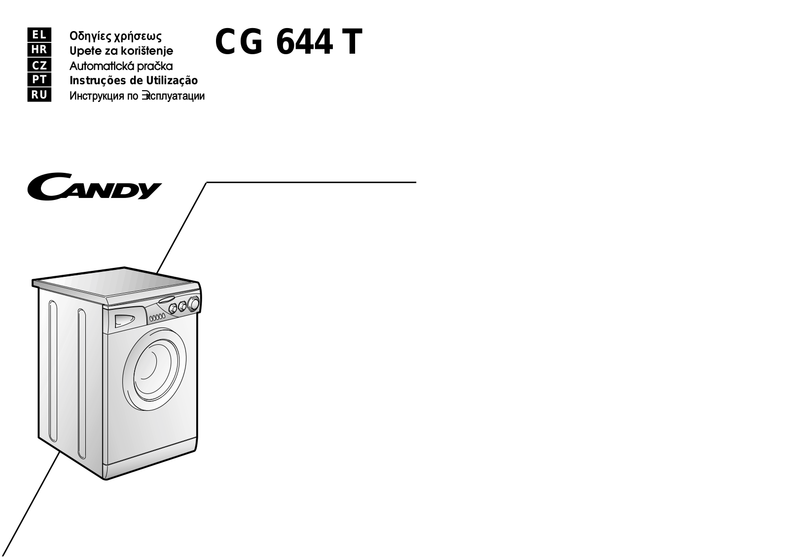 Candy CG 644 T User Manual