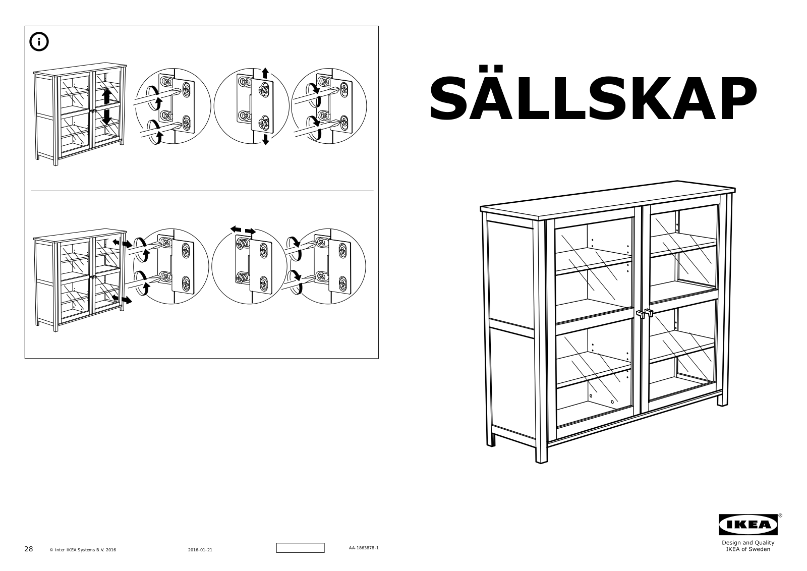 IKEA SALLSKAP User Manual