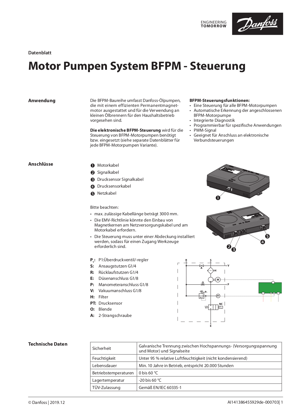 Danfoss Motor Pumpen System BFPM Data sheet