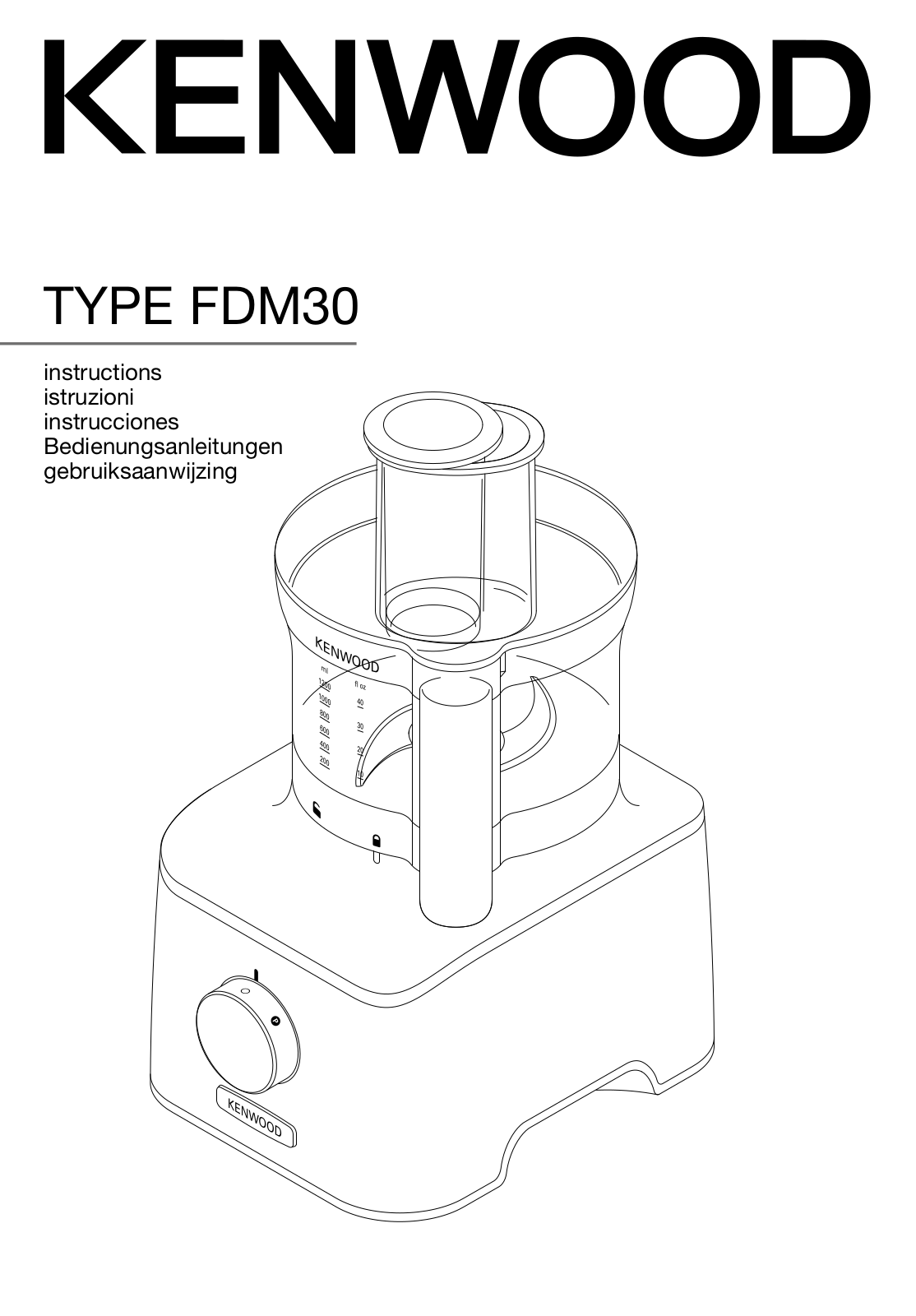 KENWOOD FDM303SS User Manual