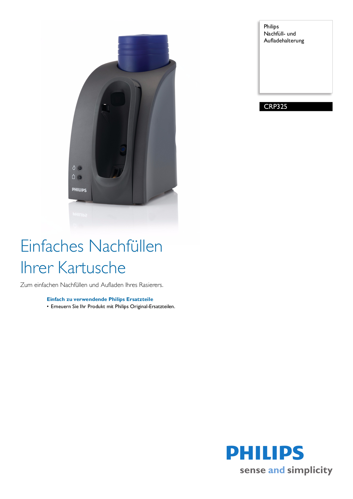 Philips CRP325 BROCHURE