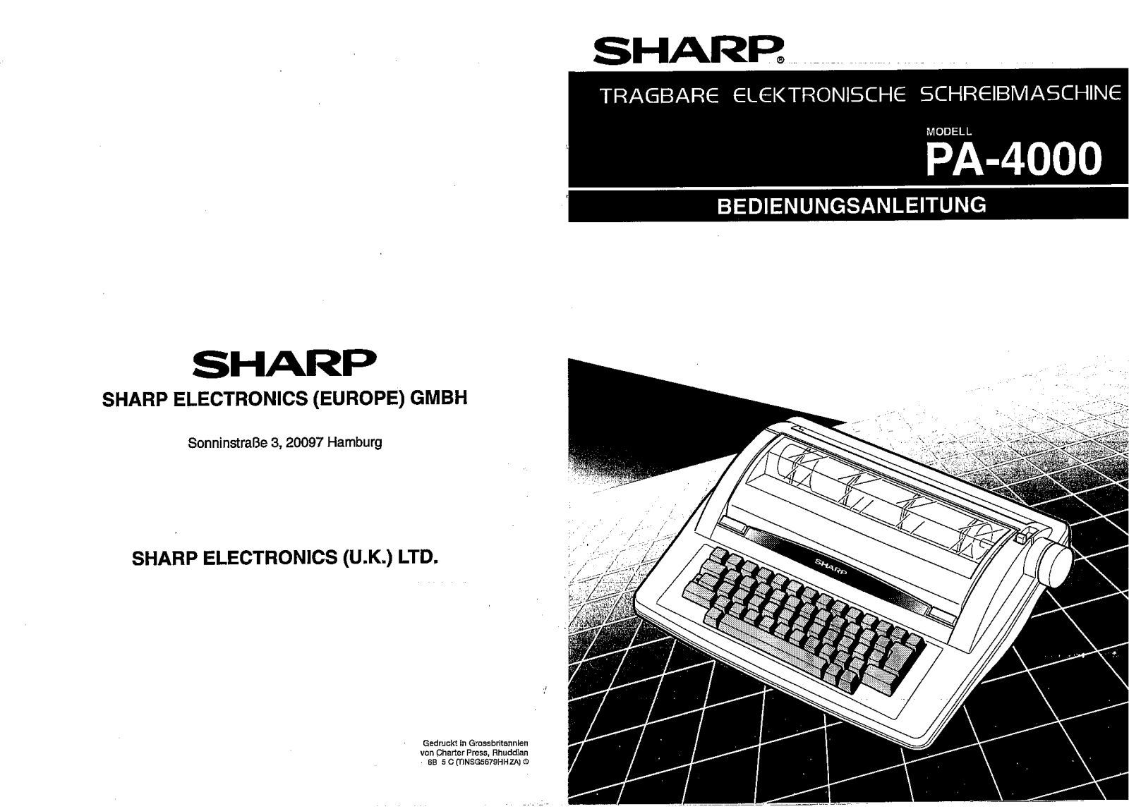 Sharp PA-4000 User Manual