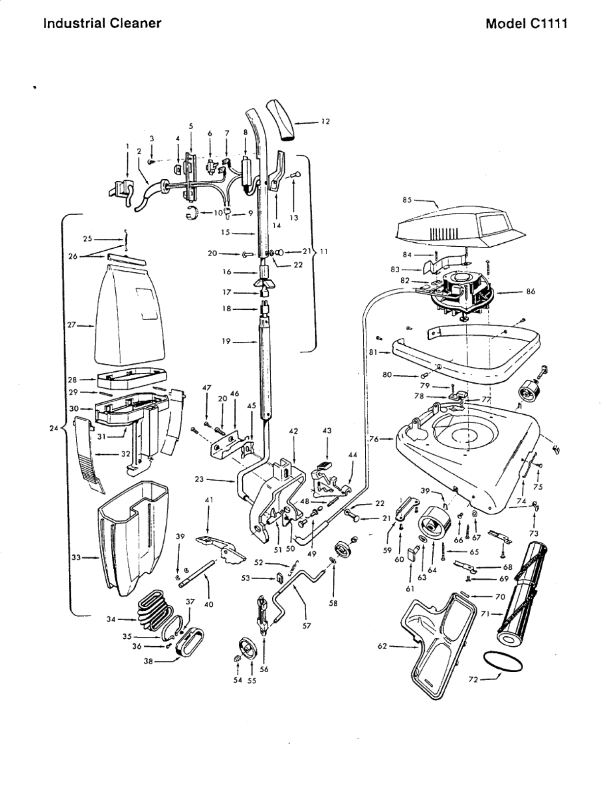 Hoover C1111 Owner's Manual