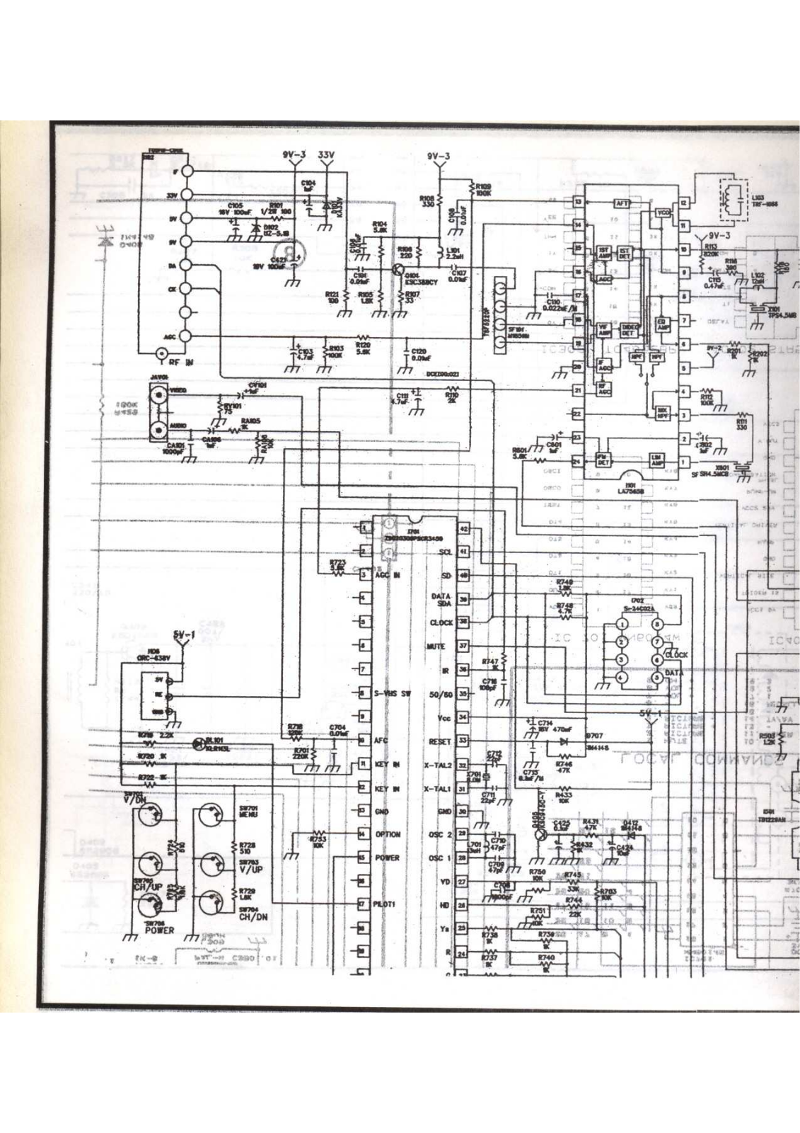 Hitachi CPT-1450R, CPT-2050R, CPT-2051R Schematic