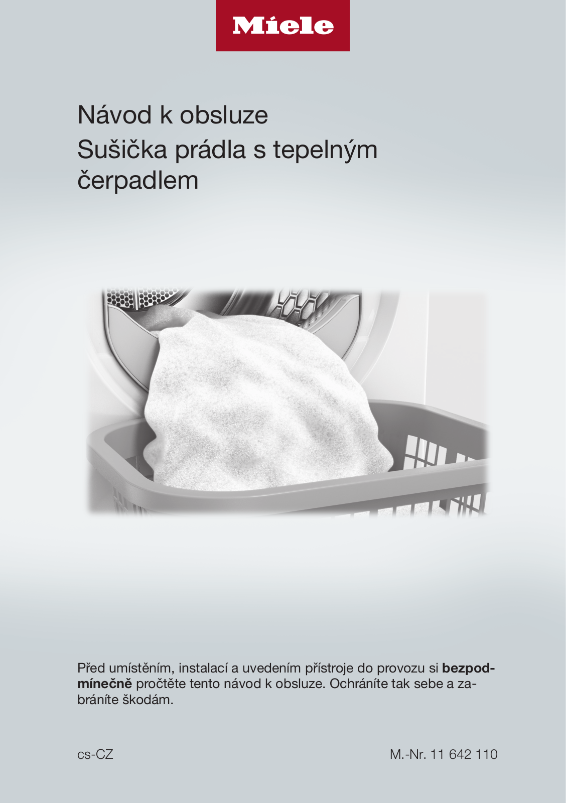 Miele TWR 860 WP User manual