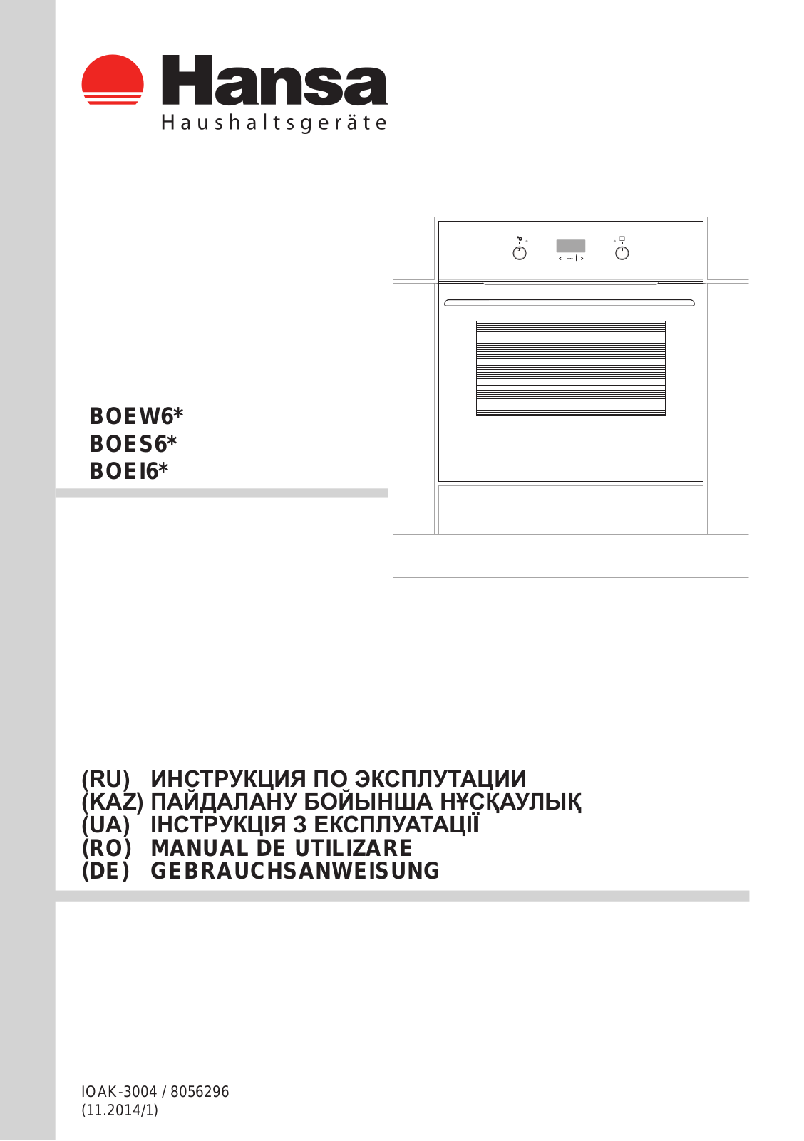 Hansa BOEI 68414 User manual