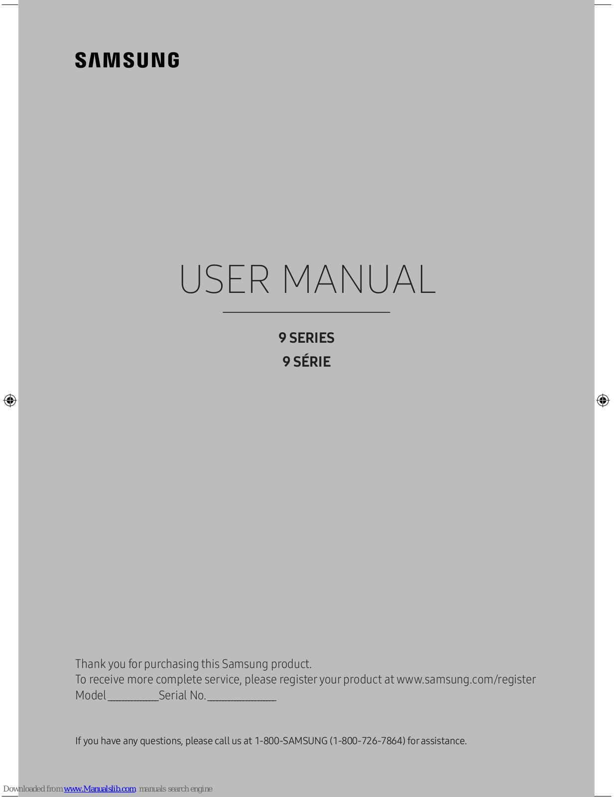 Samsung 9 SERIES, 8 SERIES, UN55KS9000, UN65KS9000, KS9000 User Manual