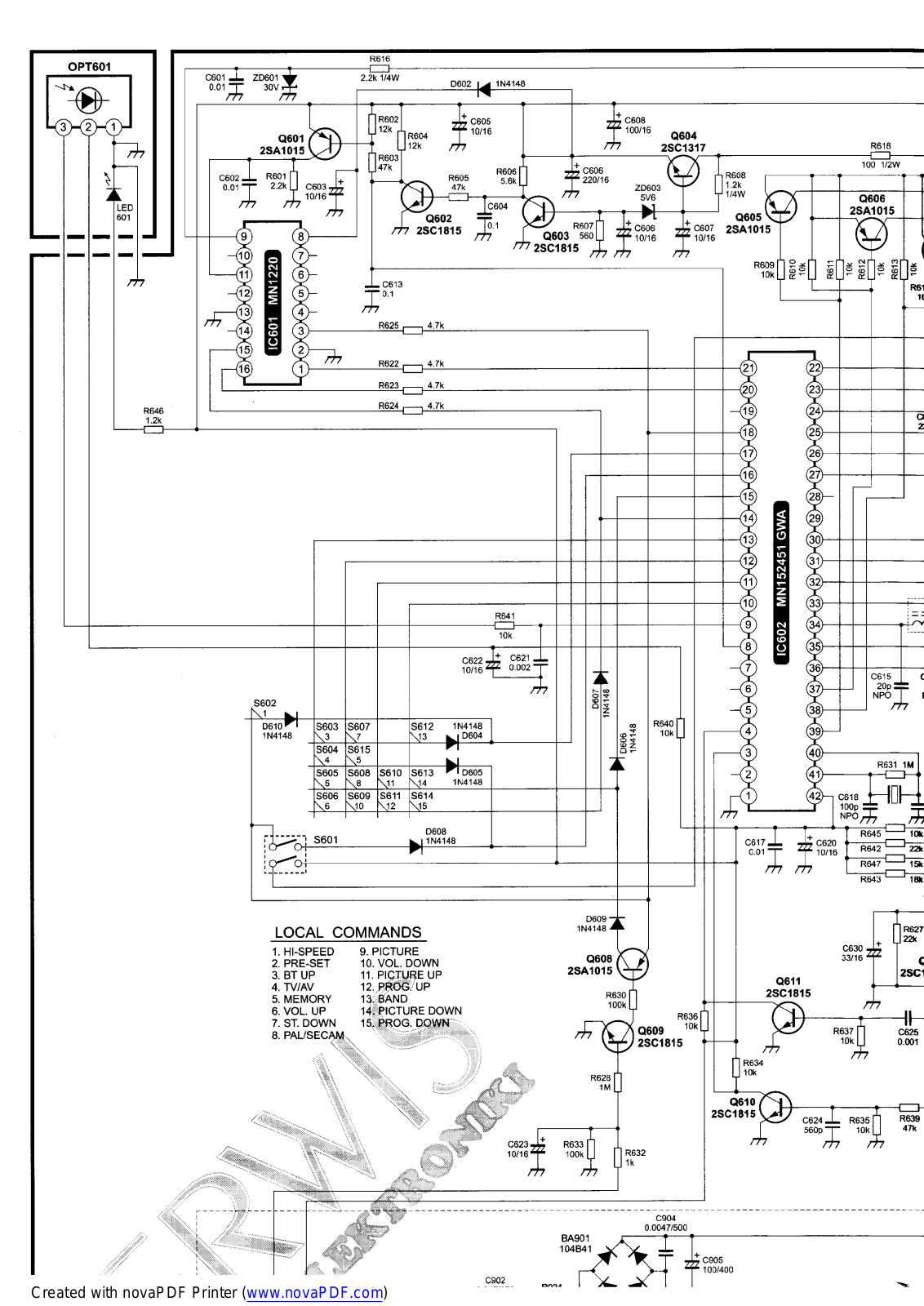 Anitech M37-G-DK Schematic - ManualMachine.com
