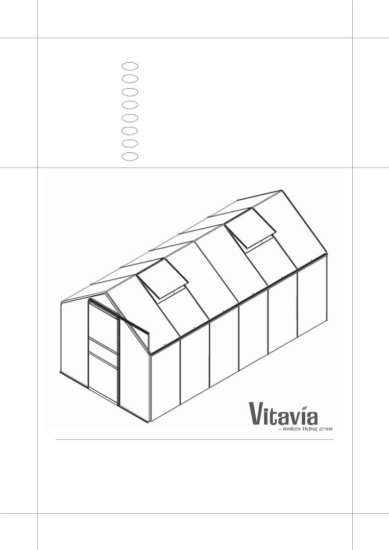 Vitavia VENUS 2500, VENUS 3800, VENUS 5000, VENUS 6200, VENUS 7500 Assembly Manual
