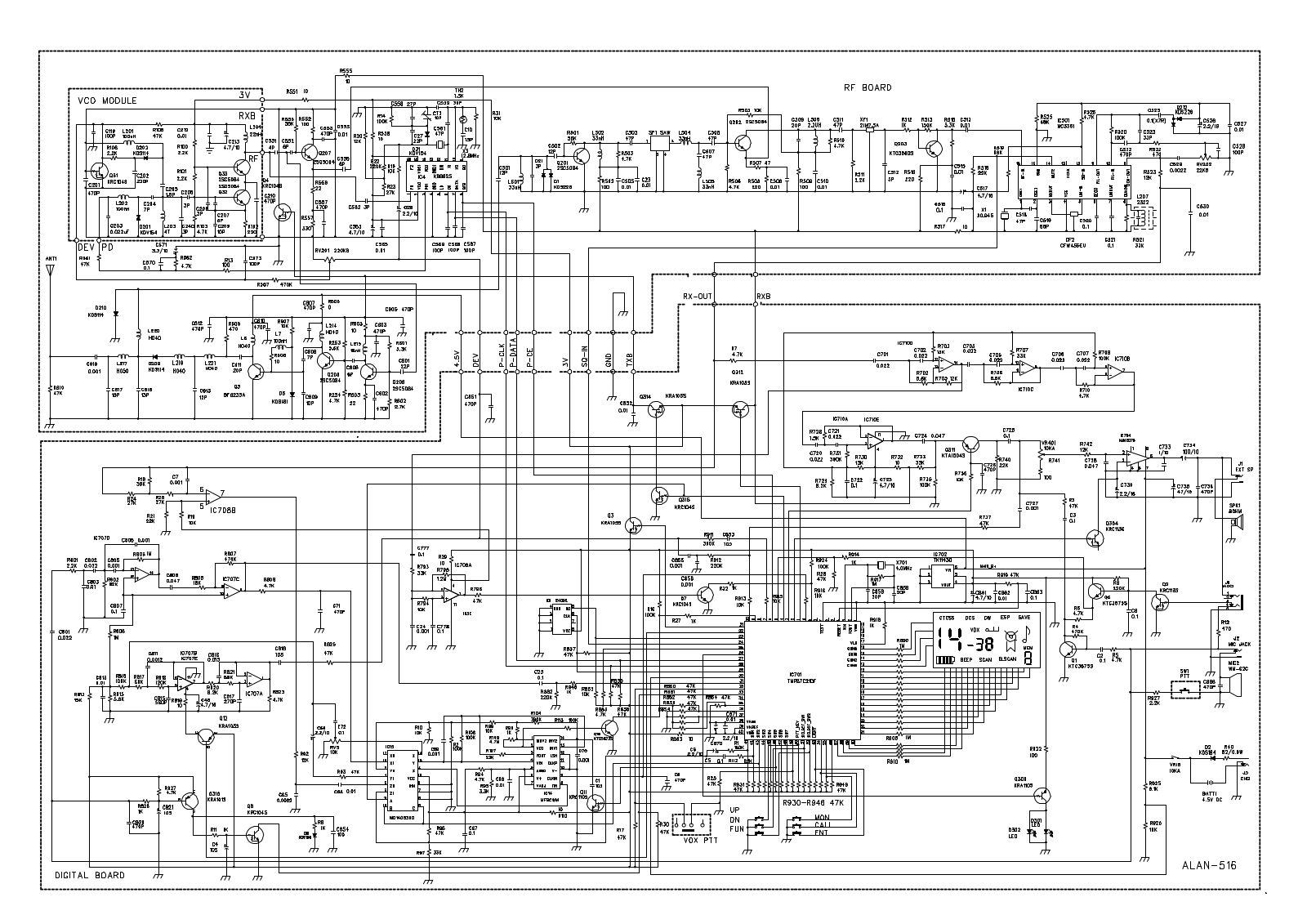 Alan 516 User Manual