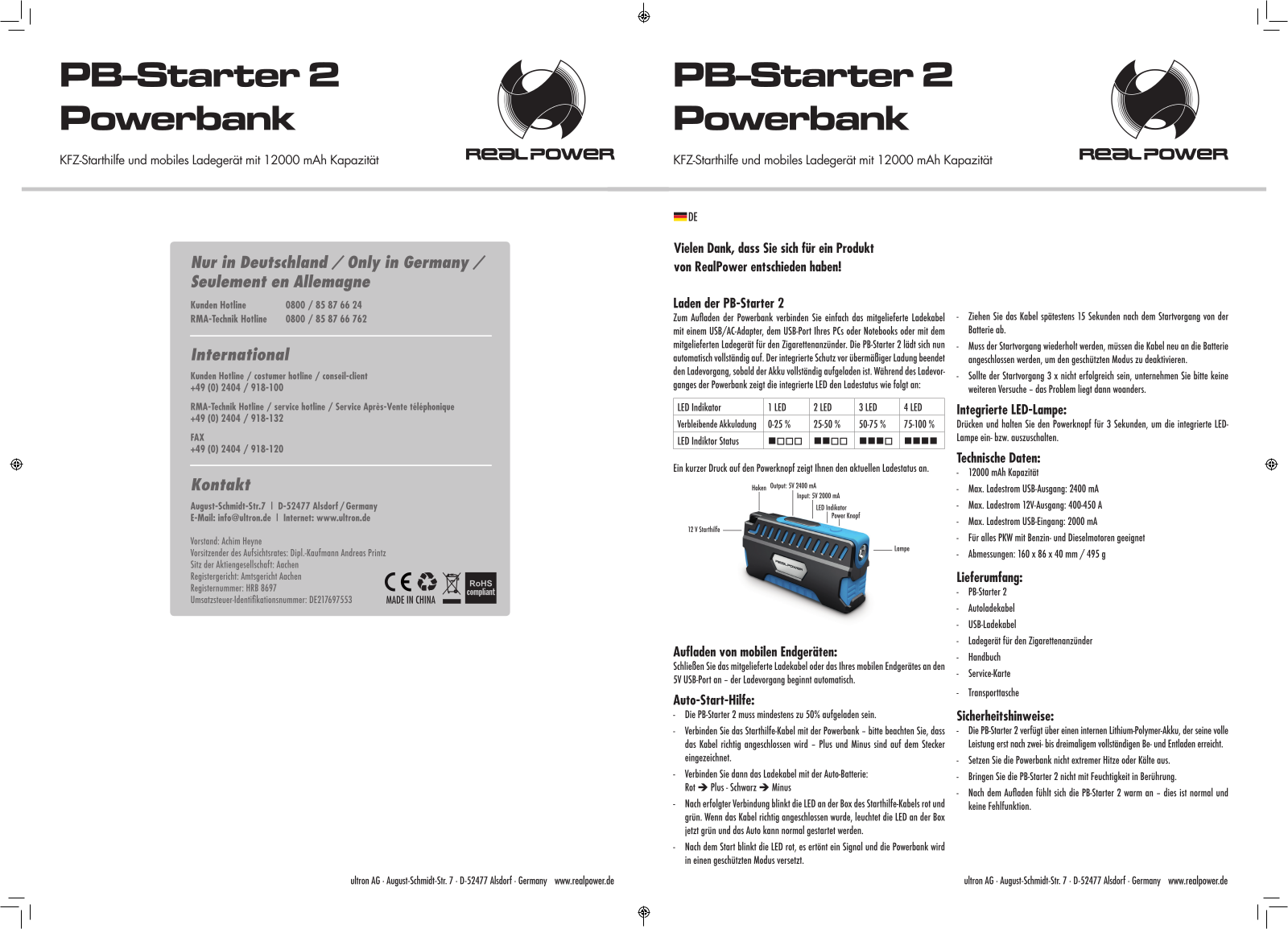 RealPower PB starter 2 User Manual