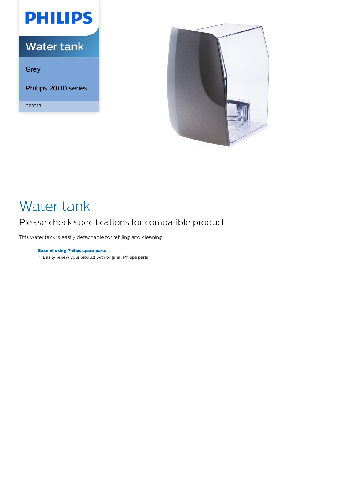 Philips CP0318/01 leaflet - ManualMachine.com
