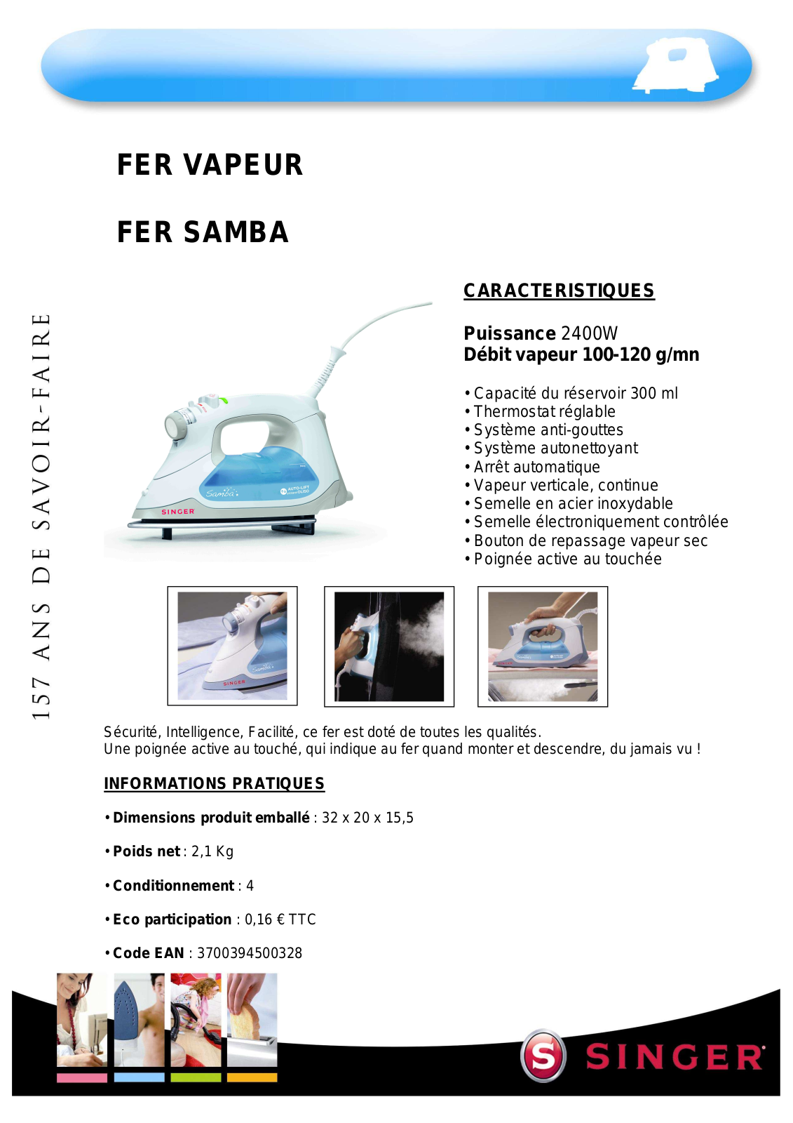 SINGER SAMBA User Manual