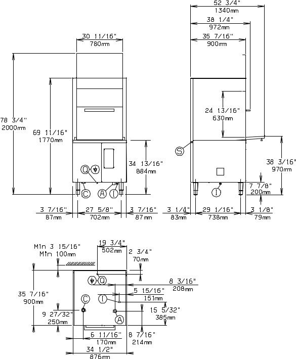 Electrolux PW1M Installation Manual