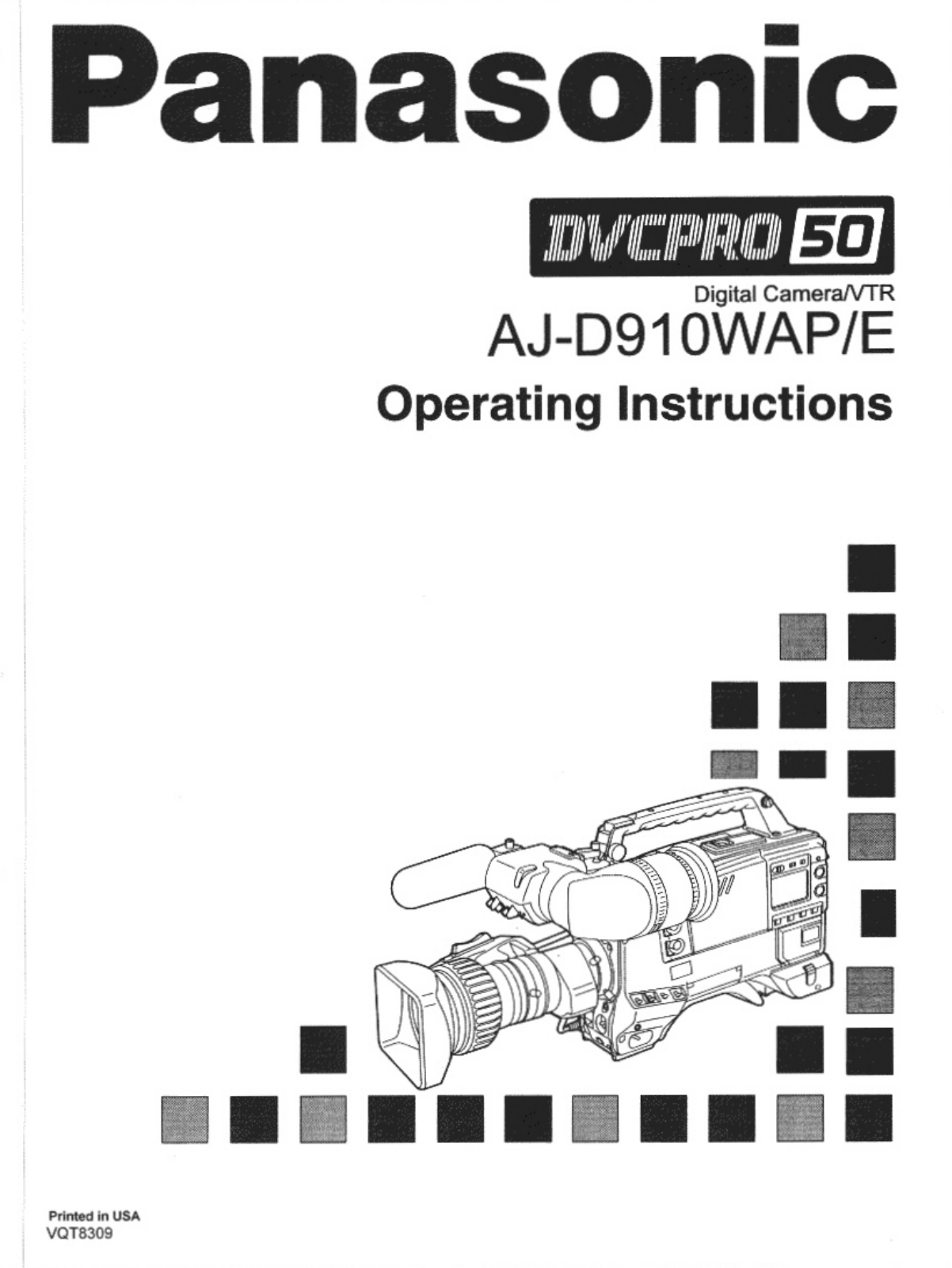 Panasonic AJ-D910WAP, AJ-D910WAE, AJ-D910WA, AJ-D910W User Manual
