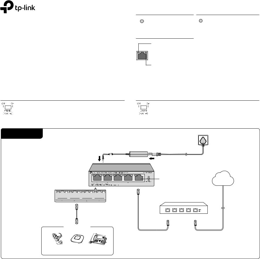 TP-Link TL-SF1005LP, TL-SF1005P Installation Guide