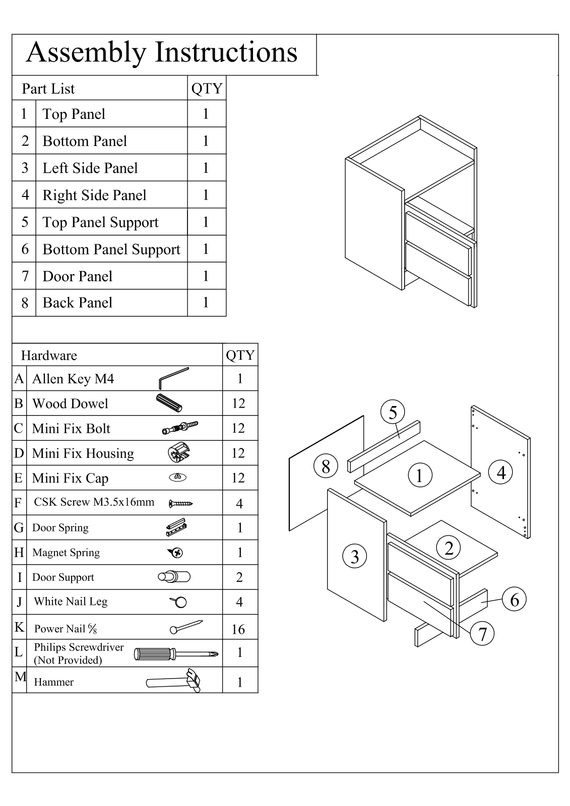 Zipcode Design W002831032 Installation & Assembly - ManualMachine.com